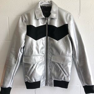 Zara Metallic/Silver Jacket